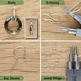 thumbnail image 4 of The Beadsmith Wire Looping Pliers – Create 6 Sizes (Ranging 2-9mm) of Loops & Jump Rings, 6" long (150mm), Polished Steel Head & Cushioned Comfort Handle, 4 of 8
