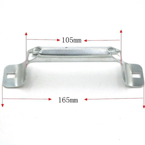 WEUVEB Zinc Alloy Garage Door Handles, 2-Pack Replacement Parts with Easy Installation, Finish for Secure Door Upgrade