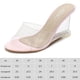 thumbnail image 2 of Zapatos transparentes sin cordones con puntera abierta zapatos de vestir sexys transparentes para mujer, 2 of 9
