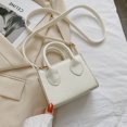 thumbnail image 1 of LHSHID Fashion Small Shoulder Bags For Women Solid Color Pu Leather Mini Crossbody Messenger Bag Female Summer Handbag Purse Totes, 1 of 6