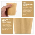thumbnail image 2 of LEEYNEER Yellow Paper Coffee Cups for Home Use Ergonomic Design Disposable Craftsmanship 6 oz, 2 of 8