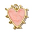 thumbnail image 6 of Pack of 3 18k Gold Plated Earrings Charm Heart/Horseshoe/Dices Card Necklace Pendant Jewelry Making Accessories, 6 of 9