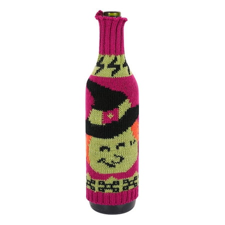 

Jangslng Halloween Red Wine Bottle Cover Soft Wear Resistant Pumpkin Spider Print Champagne Bottle Bag Party Supplies
