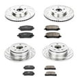 thumbnail image 3 of PowerStop Front and Rear Z23 Evolution Sport Carbon-Fiber Ceramic Brake Pad and Drilled & Slotted Rotor Kit Fits: TOYOTA Select Models K1140, 3 of 10