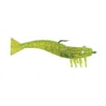 thumbnail image 2 of (3 pack) D.O.A. 3" Shrimp - Chartreuse Silver Glitter, 2 of 6