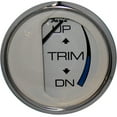 thumbnail image 2 of Faria Chesapeake White SS 2" Trim Gauge (J/E/Suzuki Outboard), 2 of 2