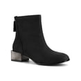 thumbnail image 1 of Allegra K Bottines à Talons Épais à Bout Carré pour Femmes, 1 of 8