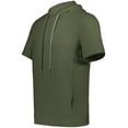 thumbnail image 2 of Holloway B23764247 Eco Revive Ventura Soft Knit Short Sleeve Hoodie, Birch - 2XL, 2 of 2