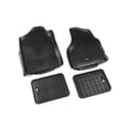 thumbnail image 3 of Rugged Ridge 82987.41 Floor Liner, Front/Rear; Black, 2002-2011 Dodge Ram 1500 / 2500 / 3500 Quad Cab, 3 of 11