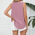 thumbnail image 6 of Sngxgn Women's Basic Casual Long Camisole Strap Layering Top(Pink,L), 6 of 6