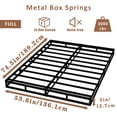 thumbnail image 3 of FULL Box Spring，5-inch heavy-duty metal mattress foundation，Easy Assembly, 3 of 6
