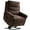 Coffee, variant on Power Lift Recliner Chair for Elderly with Adjustable Headrest, Massage and Heat, Lay Flat, Brown