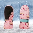 thumbnail image 7 of CYRBOKO Toddler Boys Gloves, Thermal Athletic Winter Waterproof Skiing Gloves Pink Size 2-4 T, 7 of 7
