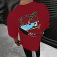 thumbnail image 2 of Bibifish Mens T-Shirts Loose Fit Landscape Graphic Print Tshirts Street Style Fall Casual Short Sleeve Tee Tops, 2 of 6