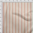 thumbnail image 4 of oneOone Tissu Jersey Viscose Pêche Foncé Rayé Matériel de Robe Tissu Imprimé Tissu au Mètre 60 Pouces de Large-Qn, 4 of 4