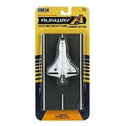 DARON NASA "Endeavour" Space Shuttle White "United States" with Runway Section Diecast Model Airplane by Runway24