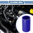 thumbnail image 2 of Unique Bargains 1 Pcs 48mm 1.89" ID 100mm 3.94" Length 0° Blue Car Silicone Hose, 2 of 7