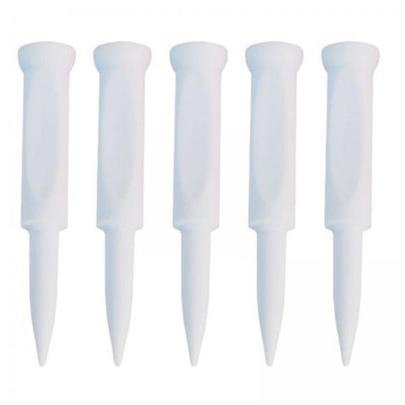 Lipstore 2x5x Golf Tees Portable Golf Simulator Tees for Home Driving Range Mats Indoor white