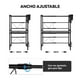 thumbnail image 5 of Estante para Microondas Organizador de Cocina, Estante Extensible de 3 Niveles con Ganchos para Utensilios, Tabaquera y Portatablas,Soporte para microondas para Cocina Negro, 5 of 7