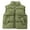 Army Green, variant on lnmuld Kids Down Jacket Boys Down Vest Padded Sleeveless Jacket Warm Quilted Insulated Outerwear Cozy Lightweight Winter Wear for Kids Solid Color Size:6-7 Years