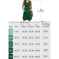 thumbnail image 6 of Chiclily Women Summer Dresses Sleeveless Casual Loose Swing Button Down Midi Dress with Pockets, Fresh Daisy L, 6 of 6