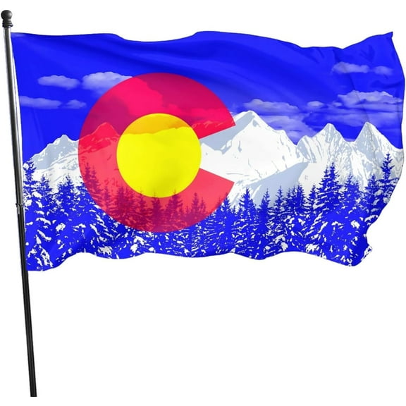 Colorado State Flag 3x5 Ft Flag Home Outdoor Indoor Garden Home Decoration Banner