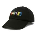 thumbnail image 4 of DALIX Weekend Baseball Cap Embroidered Hat in Black, 4 of 6
