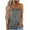 Black, variant on EQWLJWE Womens Strapless Print Bandeau Tank Casual Sleeveless Summer Vacation Loose Holiday Tube Top Shirt Blouse Women Tanks top Deals