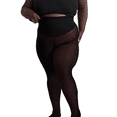 thumbnail image 6 of Plus Size Leggings for Women Tummy Control Black Stockings 2026 Trendy Lace Up Womens Compression Socks Oversized Women's Pantyhose, 6 of 9