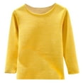thumbnail image 5 of Penkiiy Little Boys Girls Cotton Pajamas Thermal Underwear Set Soft Warm Jammies PJS 4-5 Years Yellow, 5 of 5