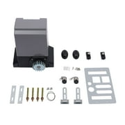 Miumaeov Automatic Sliding Gate Openers with 2 Remote Controls, Electric Rolling Driveway Fence Slide Gate Motor, Complete Gate Operator Hardware Security System Kit