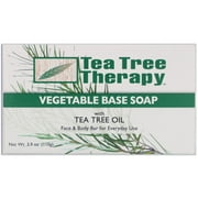 Tea Tree Therapy Vegetable Base Soap with Tea Tree Oil - 3.9 oz