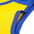 thumbnail image 6 of XINXIAOO Kids Sports Shorts Set Yellow Boys Girls Basketball Outfit 2pc Breathable Lightweight Tracksuit Tank Top Track Shorts For Practice and Competition 4T, 6 of 9