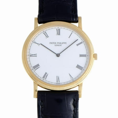 Pre-Owned Patek Philippe Calatrava 3520 Steel  Watch (Certified Authentic & (Best Price Patek Philippe Watches)