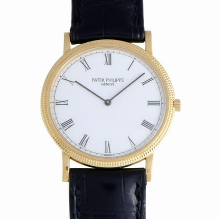 Pre-Owned Patek Philippe Calatrava 3520 Steel  Watch (Certified Authentic & (Best Patek Philippe Calatrava)