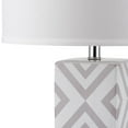 thumbnail image 7 of SAFAVIEH Diamonds 27 in. Ceramic Table Lamp with Off-White Cotton Shade, Set of 2, 7 of 7