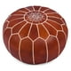 thumbnail image 1 of Funda de piel para puf Marrakesh Gallery, piel auténtica, 1 of 9