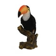 thumbnail image 3 of Hi-Line Gift Ltd Toucan on Stump Statue, 3 of 6