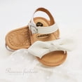 thumbnail image 4 of SOFMUO Baby Girl Sandals Bowknot Soft Infant Girls Princess Dress Summer Walking Shoes(12-18 Months,White), 4 of 6