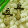 thumbnail image 5 of K-KED 180 Pcs Bronze Plated Sword Charms Pendant 25X14MM S2132 DIY Delicate Jewelry Making, 5 of 6