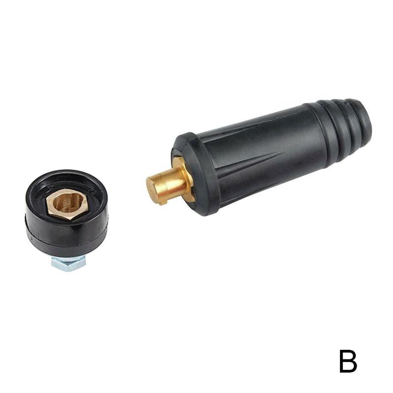 Male Female Copper Cable Connector Welder Quick Fitting Welding Plug Socket W5H6 