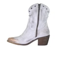 thumbnail image 4 of Circle G by Corral Womens Fringe Studded Metallic Cowboy  Ankle Boots, 4 of 5