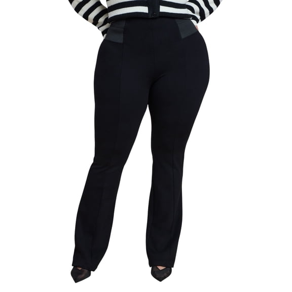 ELOQUII Women's Plus Size Miracle Flawless Flare Leg Pant