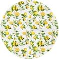 thumbnail image 7 of Yellow Lemon Flower Outdoor Round Tablecloth with Umbrella Hole and Zipper Elastic Edged Circle Table Cloth Waterproof Fitted Table Covers for Picnic Camping Garden Fit 36-44in, 7 of 7
