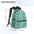 thumbnail image 2 of Balery Great White Shark Mochila para Mujeres y Hombres, Mochila Ligera Casual para Viajes, Mochila Clásica Básica para la Universidad, 2 of 6