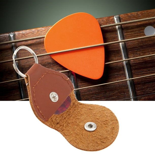 Guitar Pick Keychain Stylish Guitar Picks Holder Guitar Pick Bag
