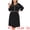 Black, variant on DARING DIVA Plus Size Crew Neck 3/4 Sleeve Vintage Cocktail Dress 1X Dark Blue