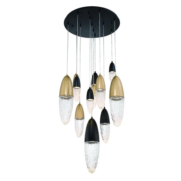 Eurofase Lighting - Ecrou - 60W 12 LED Chandelier In Modern and Contemporary