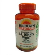 St. Johns Wort Standardized 300 Mg Capsules For Tension Relief By Sundown - 150 Ea, 6 Pack