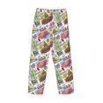 thumbnail image 3 of Haiem America Landmarks1 Men's Pajama Pants Ultra Lightweight Pjs Bottoms Sleepwear Bottom Pants With Pocket Drawstring-Medium, 3 of 7